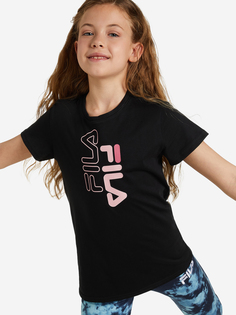 Футболка для девочек FILA, Черный