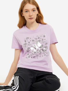 Футболка женская adidas, Фиолетовый