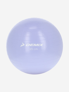 Мяч гимнастический с насосом Demix, 65 см, Фиолетовый