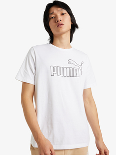 Футболка мужская PUMA ESS Elevated, Белый