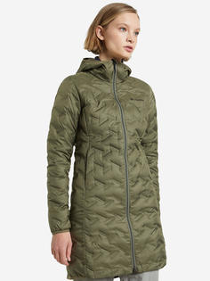 Куртка пуховая женская Columbia Delta Ridge Long Down Jacket, Зеленый