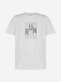 Футболка мужская PUMA Run Logo, Белый
