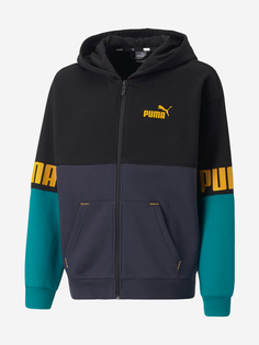 Толстовка для мальчиков PUMA Power Colorblock, Черный