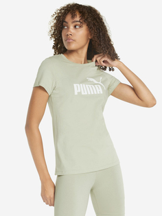 Футболка женская PUMA ESS Logo, Зеленый