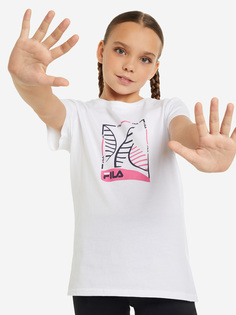 Футболка для девочек FILA, Белый