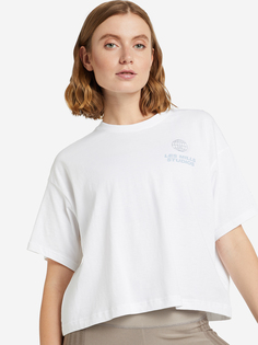Футболка женская Reebok Les Mills Cropped Graphic, Белый