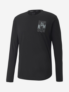 Лонгслив мужсклй PUMA Run, Черный
