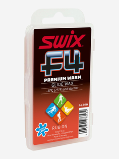 Мазь скольжения Swix F4 Premium Warm, твердая с пробкой, 60 гр, Мультицвет