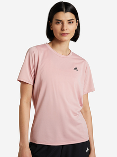 Футболка женская adidas Run Icons 3Bar, Розовый