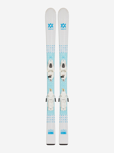 Горные лыжи детские Volkl Flair vMotion + Marker Kids 7.0 VMotion Jr., Белый