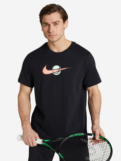 Футболка мужская NikeCourt Swoosh, Черный