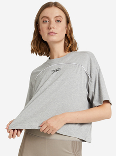Футболка женская Reebok Piping, Серый