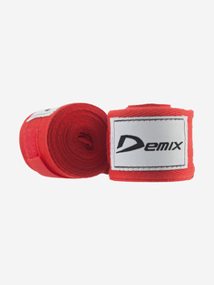 Бинт Demix, 3,5 м, 2 шт., Красный