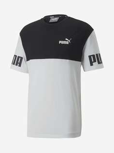 Футболка мужская PUMA Power Colorblock, Белый