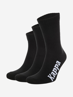 Носки Kappa, 3 пары, Черный