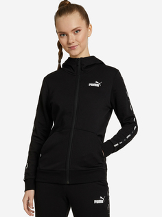 Толстовка женская PUMA Power Tape Full-Zip, Черный