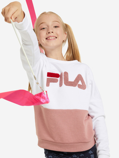 Свитшот для девочек FILA, Белый