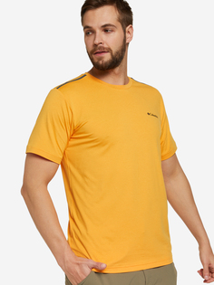 Футболка мужская Columbia Tech Trail Crew Neck, Желтый