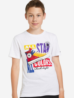 Футболка для мальчиков Converse All Star All Colors, Белый