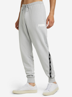 Брюки мужские PUMA Tape Pants Tr M Cl High Rise, Серый