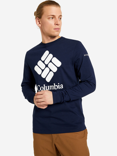 Лонгслив мужской Columbia Blue Reef LS Graphic Tee, Синий