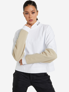 Лонгслив женский Columbia Icons High Neck LS Tee, Белый