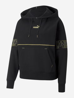 Худи женская PUMA Power Deco Glam, Черный