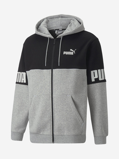 Джемпер флисовый мужской PUMA Power Colorblock, Серый