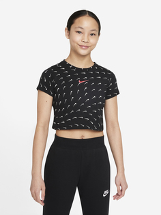 Футболка для девочек Nike Sportswear, Черный