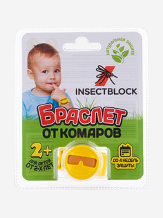 Браслет от комаров детский Insectblock, Желтый