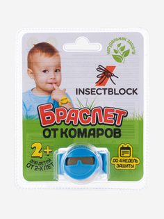 Браслет от комаров детский Insectblock, Голубой