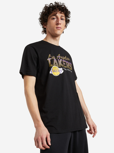 Футболка мужская New Era NBA Lights Logo, Черный