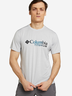 Футболка мужская Columbia M Titan Pass Graphic Tee, Серый