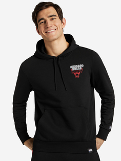 Худи мужская New Era NBA Chicago Bulls, Черный