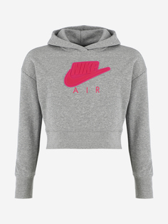 Худи для девочек Nike Air, Серый