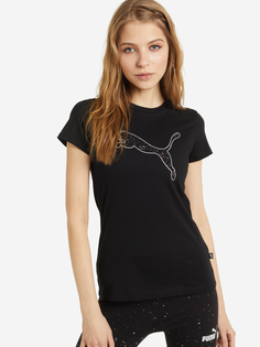 Футболка женская PUMA Power Graphic Stardust, Черный