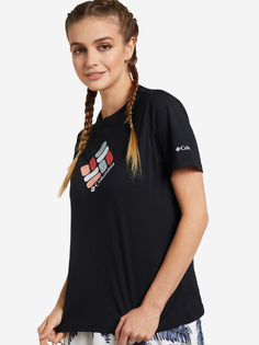 Футболка женская Columbia Timber Point Graphic Tee, Черный