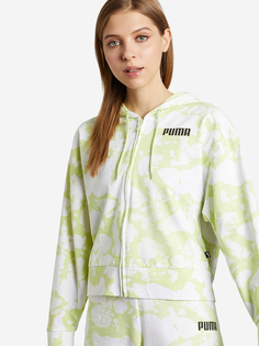 Толстовка женская PUMA Summer Graphic AOP, Зеленый