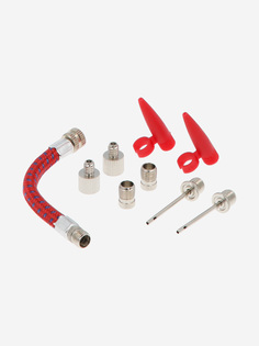Набор Demix: иглы, переходники, насадки, Красный