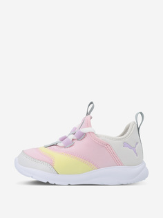Кроссовки для девочек PUMA Fun Racer Slip On Elevate INF, Серый