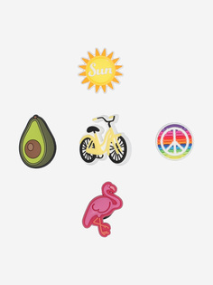 Украшение для обуви Crocs Jibbitz Sunny Days 5 Pack, Мультицвет
