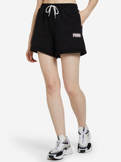 Шорты женские PUMA Summer Stripes, Черный