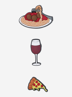 Украшение для обуви Crocs Jibbitz Italian Dinner, Мультицвет