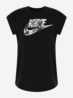 Футболка для девочек Nike Cloud Wash, Черный