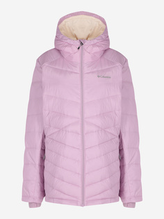 Куртка утепленная женская Columbia Joy Peak Hooded Jacket, Plus Size, Фиолетовый