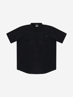 Рубашка мужская Columbia Silver Ridge Lite Short Sleeve Shirt, Plus Size, Черный