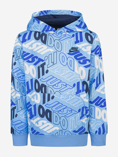 Худи для мальчиков Nike Block Aop, Синий
