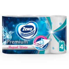 Бумажные полотенца Zewa Premium Декор, 4 рулона