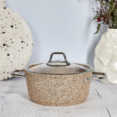 Кастрюля с крышкой 22 см Latte Ingenio Cozy Home