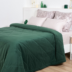Покрывало Vellut, зеленое Cozy Home